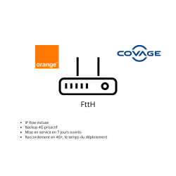 Fibre Optique + backup 4G